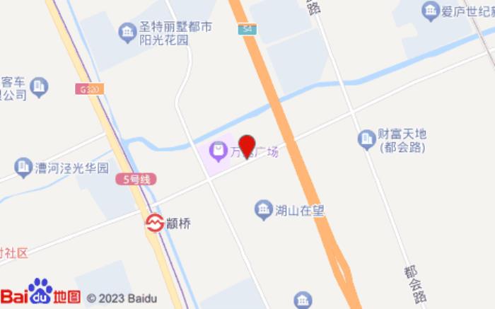 格林電競酒店(上海顓橋地鐵站萬達廣場店)位置圖