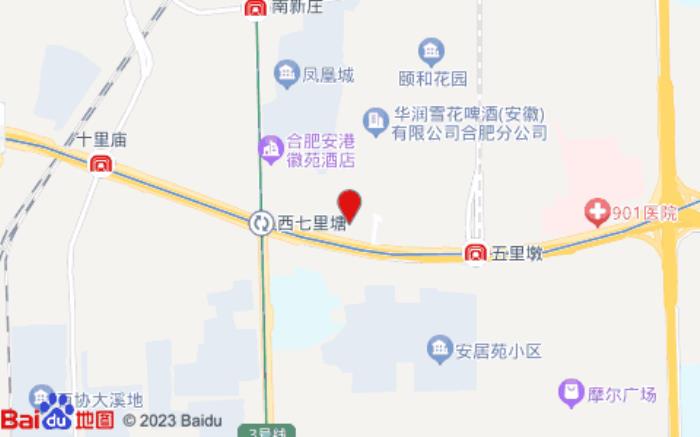 宜尚酒店(合肥長(zhǎng)江西路西七里塘地鐵站店)位置圖