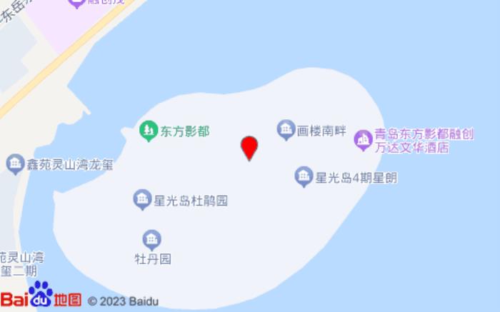 銳思特酒店(青島東方影都星光島店)位置圖