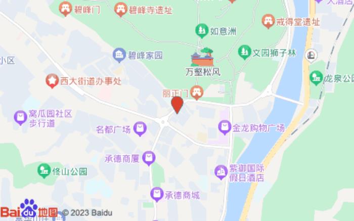 濱河快捷連鎖酒店(承德避暑山莊店)位置圖