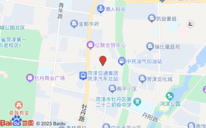 銀座佳驛酒店(菏澤汽車(chē)站店)位置圖
