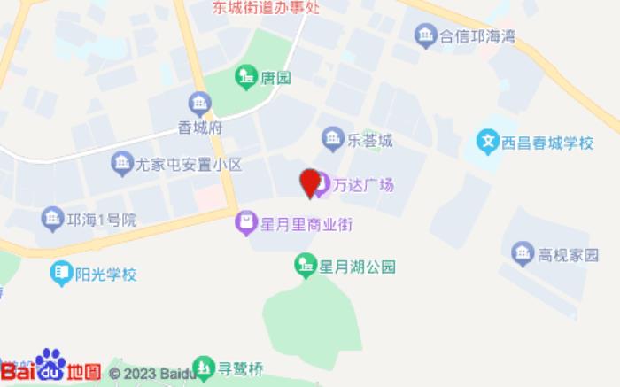 維也納國(guó)際酒店(西昌邛海濕地萬達(dá)廣場(chǎng)店)位置圖