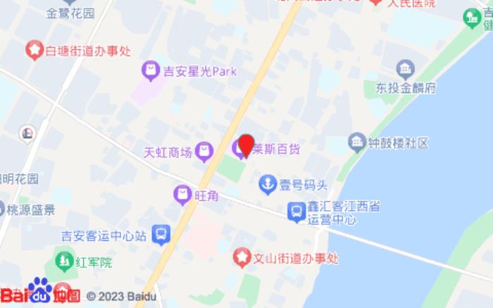城市便捷酒店(吉安人民廣場店)位置圖