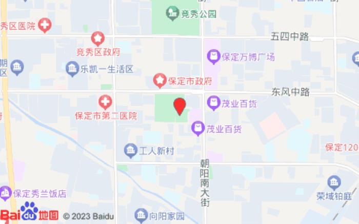 銀座佳驛酒店(保定市政府萬博廣場店)位置圖