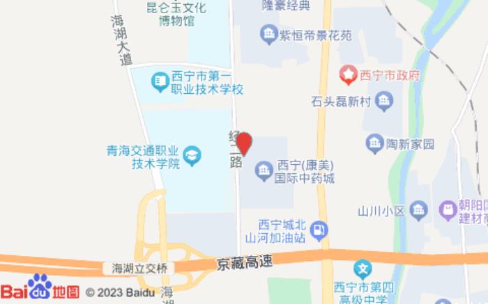 怡程酒店(青海交通學(xué)院店)位置圖