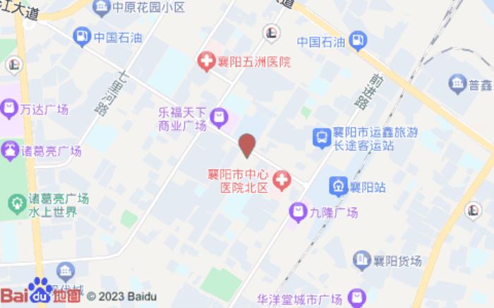 銳思特湖北襄樊店(襄樊中原路店)位置圖