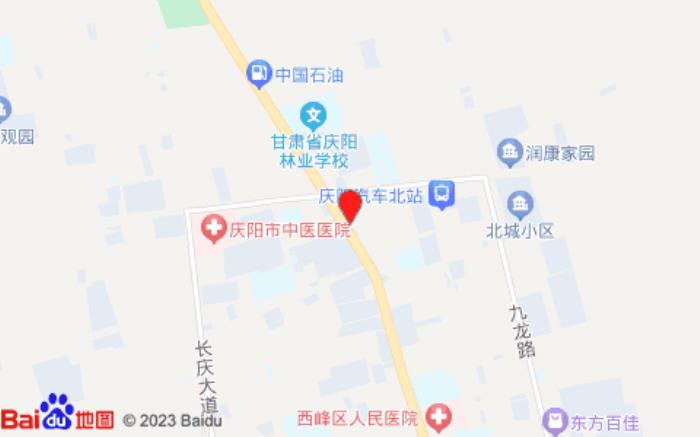 維也納酒店(慶陽西峰區(qū)北大街店)位置圖