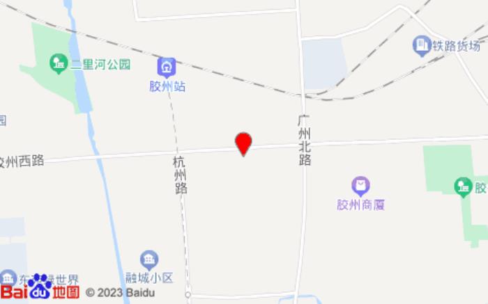 銀座佳驛酒店(膠州西路店)位置圖