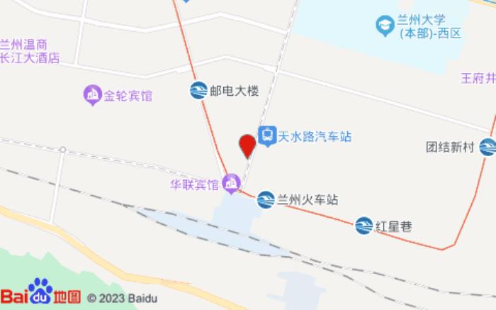 蘭州銳思特酒店(蘭州火車站店)位置圖