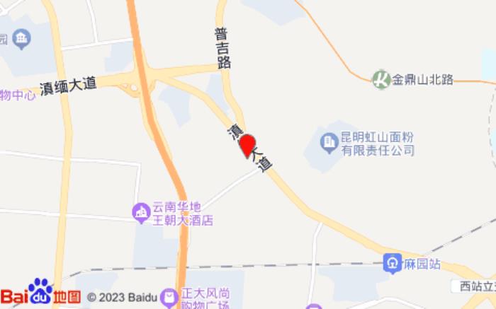 亞朵酒店(昆明滇緬大道店)位置圖