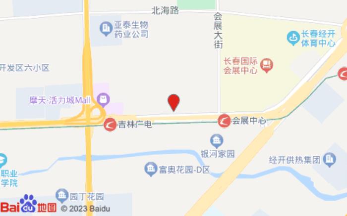 潮漫酒店·長(zhǎng)春會(huì)展中心店(衛(wèi)星路店)位置圖