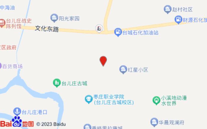 希岸酒店(臺兒莊古城店)位置圖