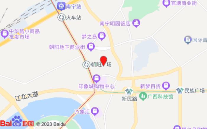如家酒店(南寧朝陽廣場(chǎng)地鐵站店)位置圖
